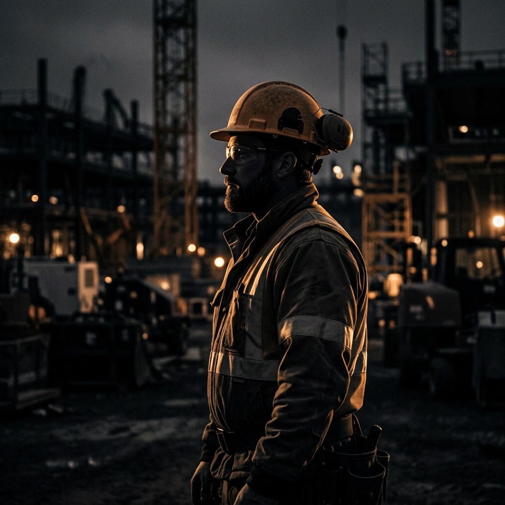 Industrial Construction Worker